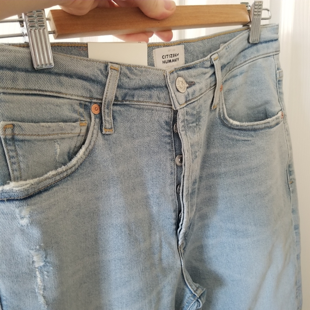 Citizens of Humanity Jolene High Waist Size 28 Ace High Wash Light Denim - Picture 5 of 8
